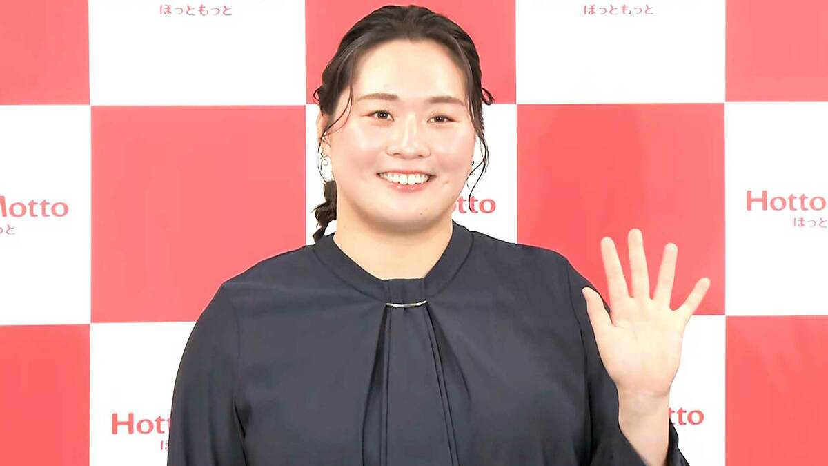 北口榛花、シックな出で立ちでイベントに登場「また一番になれるように努力を続けていきたい」