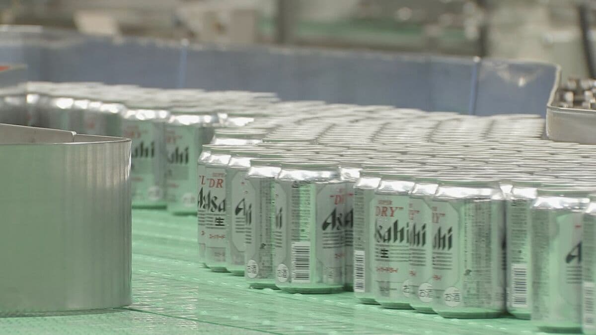 アサヒ「システム障害」　今月予定していたビール等発売延期へ　工場は生産一部再開も業界全体に影響広がる