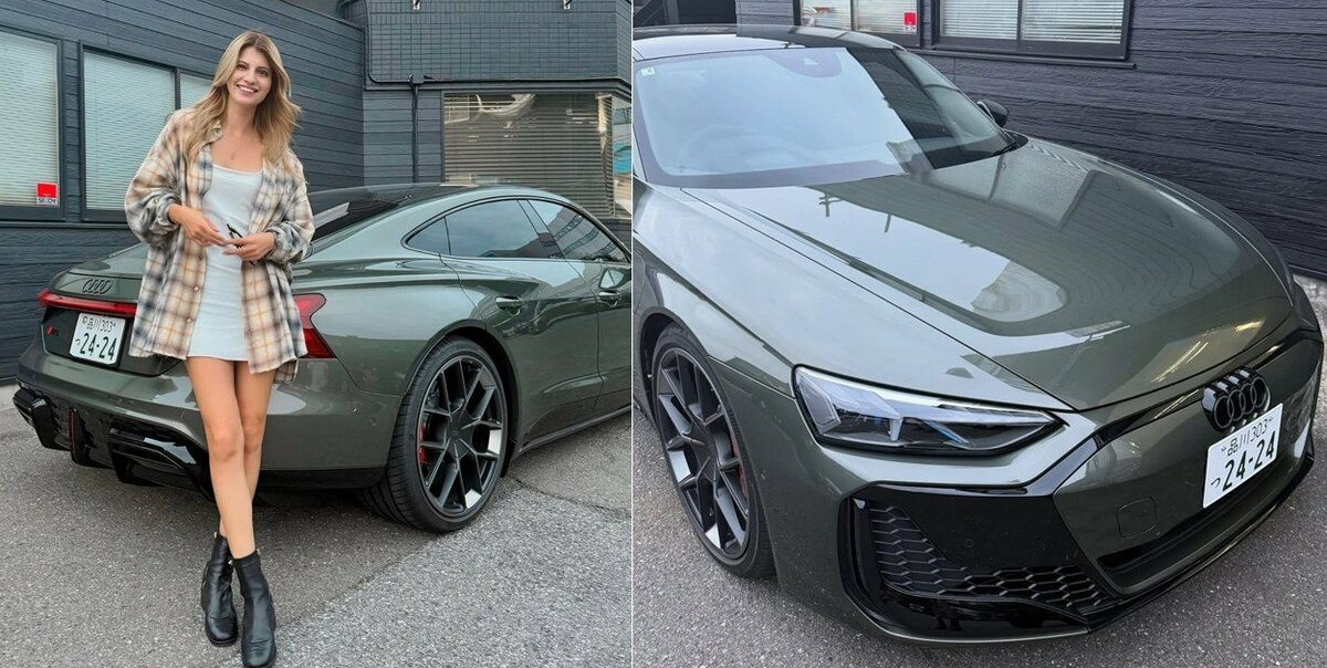 【 マギー 】 アウディの電気スポーツカー『e-tron GT』に試乗 「リアのデザインがけっこう好き!」