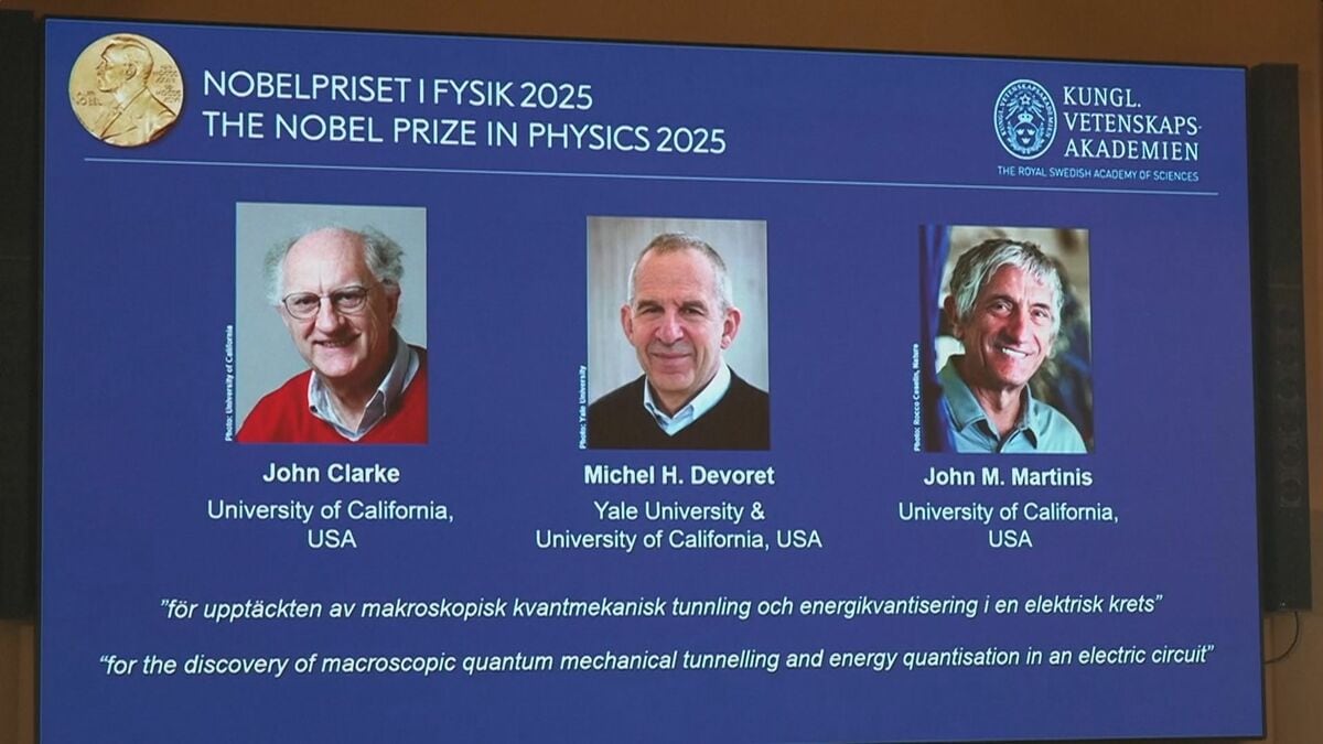 ノーベル物理学賞にアメリカの大学の研究者3人 「量子トンネル効果」をマクロなスケールで実証