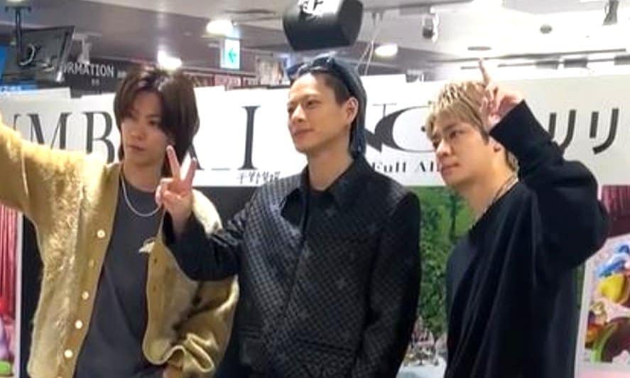【 Number_i 】 「来てくれて ありがとう!!」 メンバー3人が衣装 & パネル展開催中のタワーレコード渋谷店を訪問