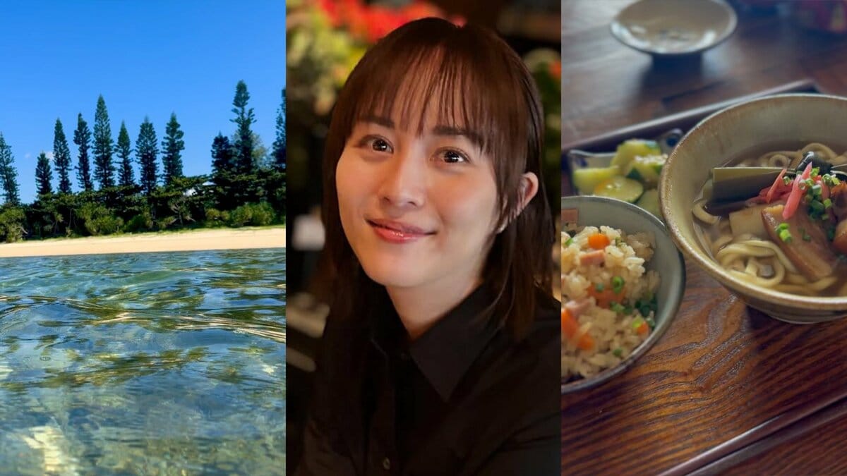 【 比嘉愛未 】 「Paradiseパラダイス」と題し 故郷沖縄の魅力を発信 透明度抜群の海から地元グルメまで