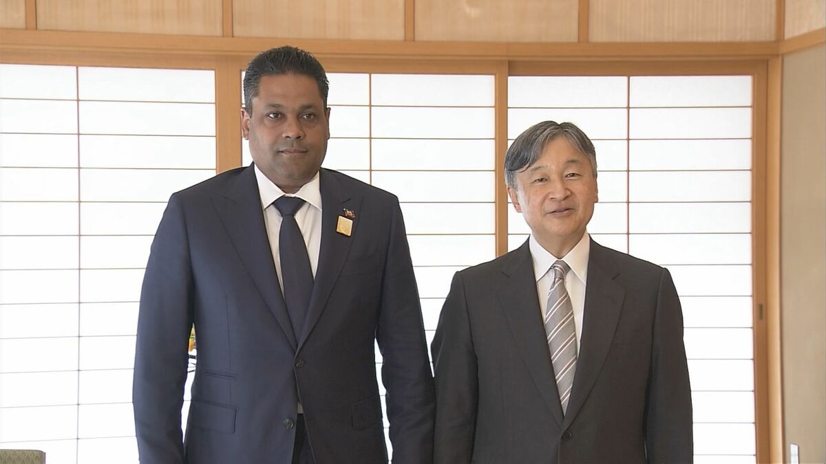 天皇陛下とハイチ暫定大統領評議会議長が面会 ハイチでの自然災害にふれ「住民の皆さんの状況はどうですか」と尋ねられる 皇居・御所