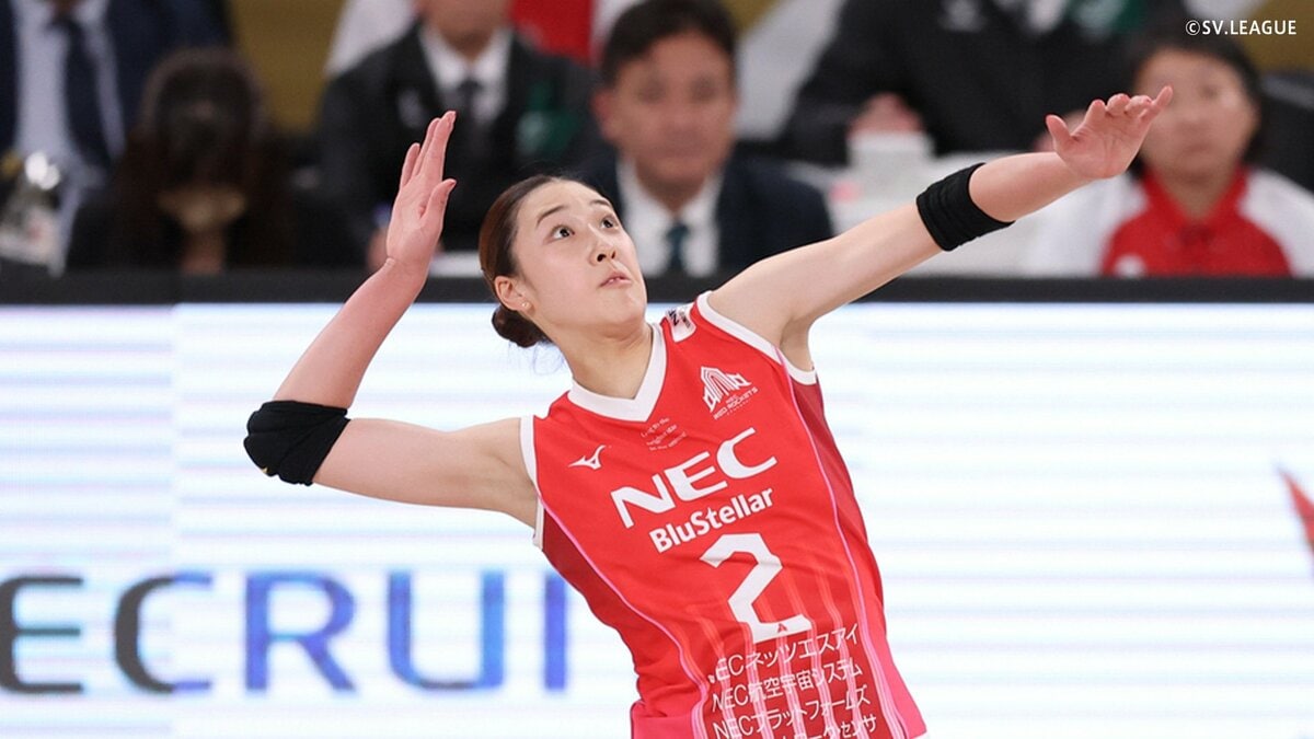 佐藤淑乃、山田二千華らのNEC川崎が開幕戦ストレート勝ち 中田久美監督が復帰のSAGA久光を下す【SVリーグ女子】