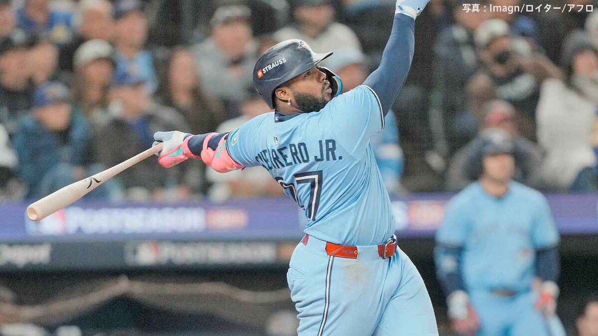 ブルージェイズが敵地で2連勝!ゲレーロJrがPO5号、32年ぶりWS進出かマリナーズ悲願の初進出か...2勝2敗タイで第5戦へ