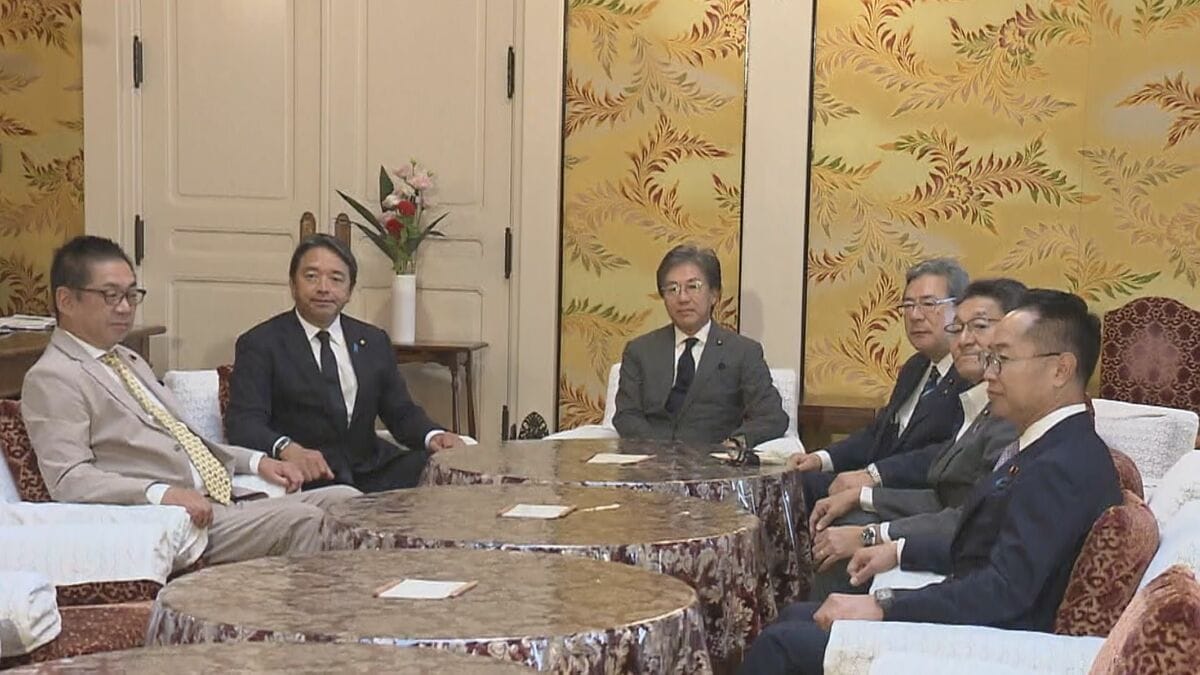 【速報】日本維新の会　自民党との連立見据えた政策協議について「あすまでには見通しつける」　立憲・維新・国民の幹事長会談で