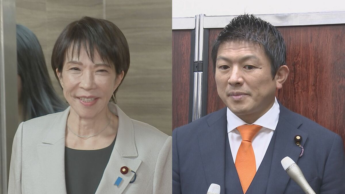 自民党・高市総裁 参政党・神谷代表に総理指名選挙での協力要請