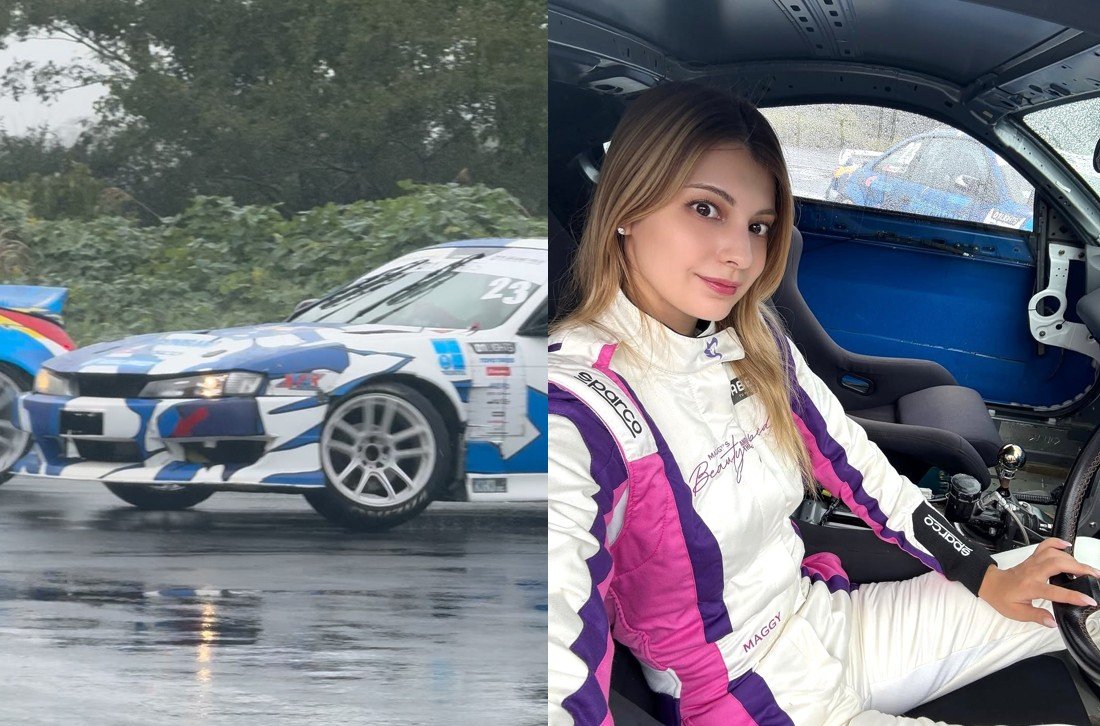 【 マギー 】 「ドリフト特訓しよーっと！」　サーキットを走行　動画を公開