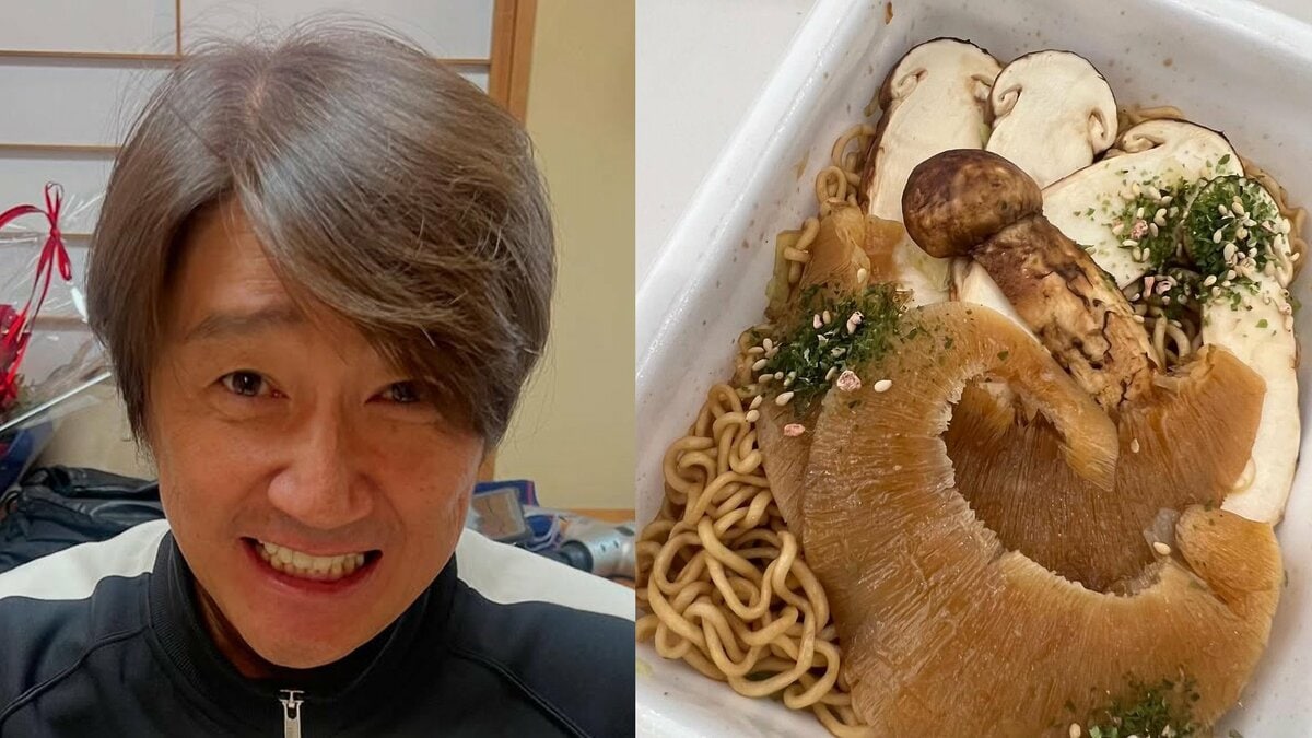 【 近藤真彦 】 贅沢ペヤングを披露 「ペヤング最終章! 松茸フカヒレ!どーだ!!!」 松茸・アワビに続く第3弾