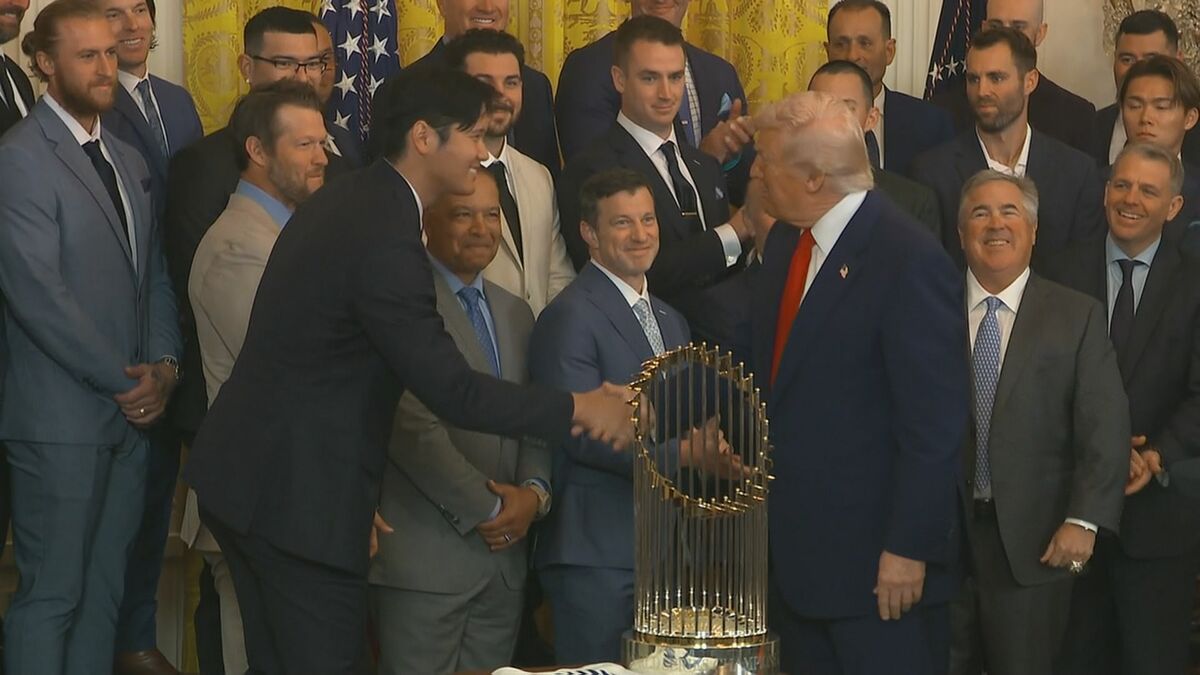 トランプ大統領 大谷選手のナ・リーグ優勝「史上最高の試合」「一人の選手が投打両方でこれほどの活躍を見せた」と称賛