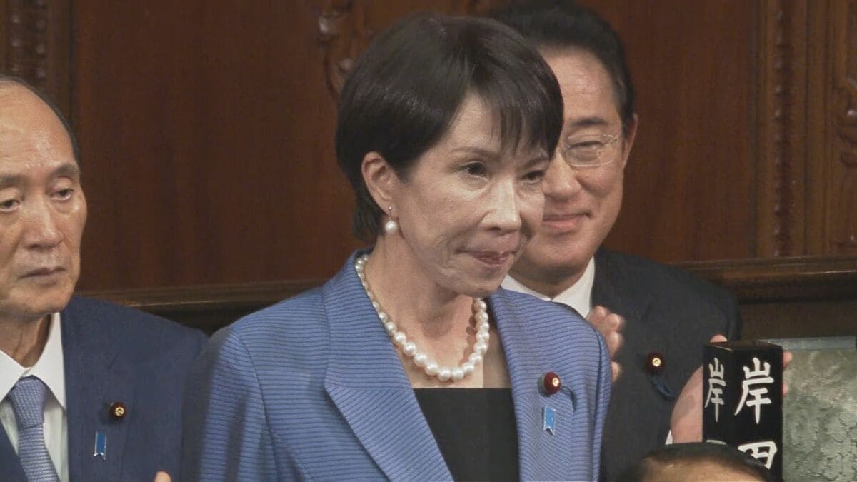 【速報】高市早苗氏が第104代総理に選出　衆院本会議　女性として初めて 「高市内閣」発足へ