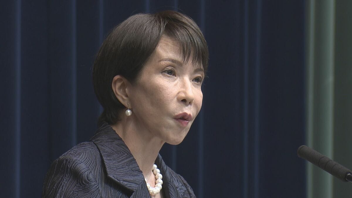 【速報】「今すぐに解散どうのこうのと言っている暇はない」高市総理 経済対策最優先の考え