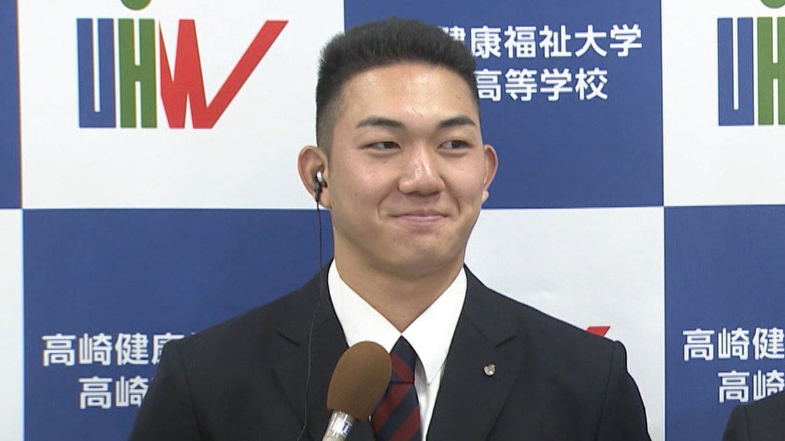 ロッテ1位指名、高校生No.1投手・石垣元気、大目標の170キロ「絶対に投げます」サブロー新監督「即戦力だと思っている」