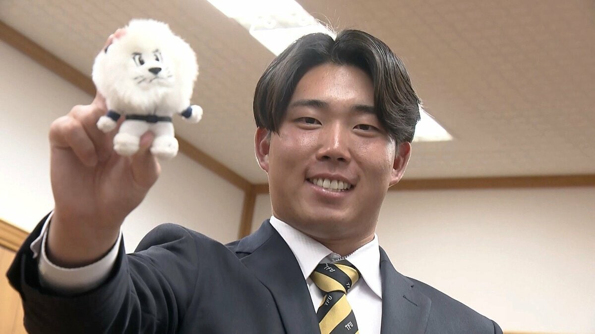 埼玉出身の堀越啓太、憧れの西武から4位指名「ちょっと涙がこぼれそうだった」4年前の指名漏れから夢つかむ