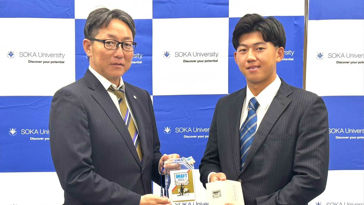 阪神ドラ1・立石正広に指名あいさつ「まずは1軍出場を目指して」阪神のイメージは「とにかく強い」