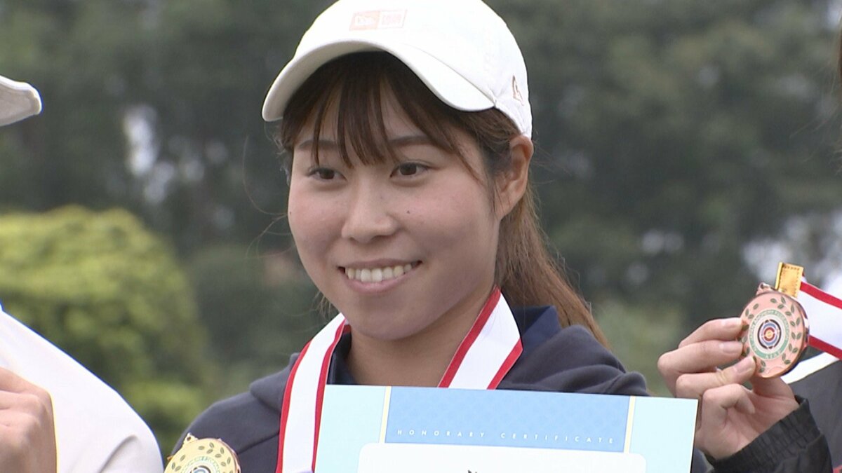 25年世界選手権銀の朝久野奈波が初優勝!来年のアジア大会へ「日本のみなさんにメダルを」【全日本アーチェリー】