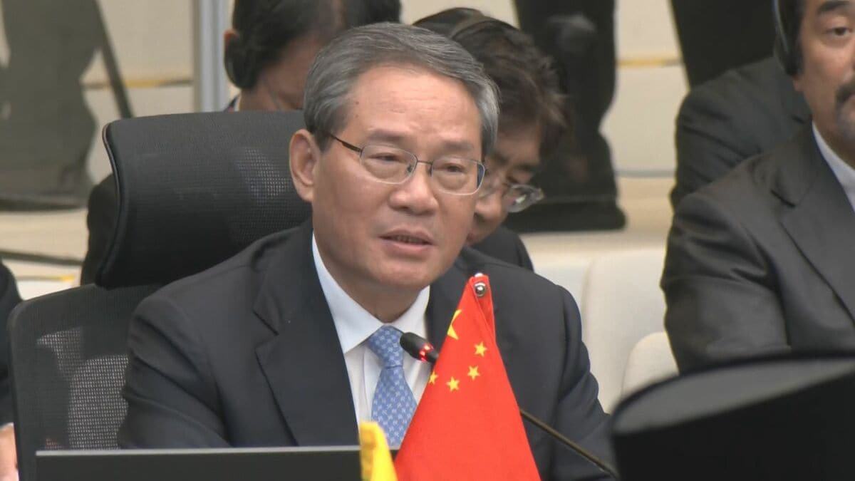 中国・李強首相　米関税念頭に「経済の不安定性」懸念、協力を呼びかけ　ASEAN・日中韓の首脳会議