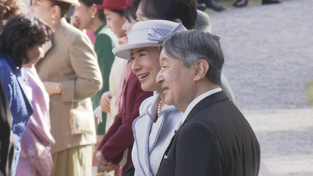 【速報】秋の園遊会はじまる　トランプ氏と会談終えた高市総理も　武豊さんら約1500人出席　今年は「洋」の装い