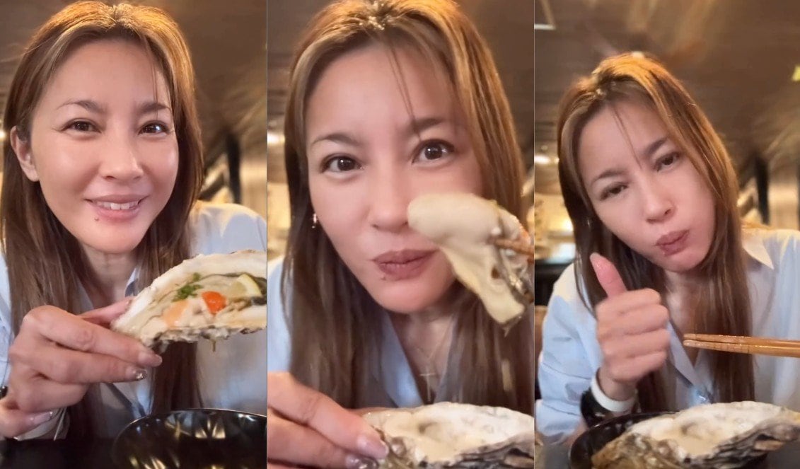 【 瀬戸朝香 】 プライベートで久米島訪問 大きな生牡蠣に 「美味すぎーーーーっ♡ 感謝です」「最高の時間」