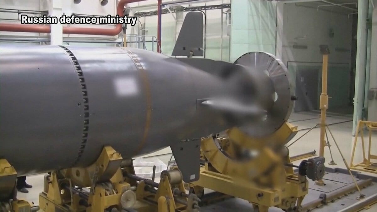 “核搭載可能な魚雷「ポセイドン」実験に成功” プーチン大統領