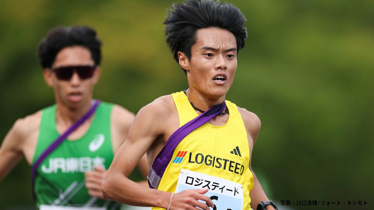 【東日本実業団駅伝】初制覇のロジスティード　新人たちから刺激を受けた四釜峻佑が、エース区間の3区で区間賞＆7人抜きの快走