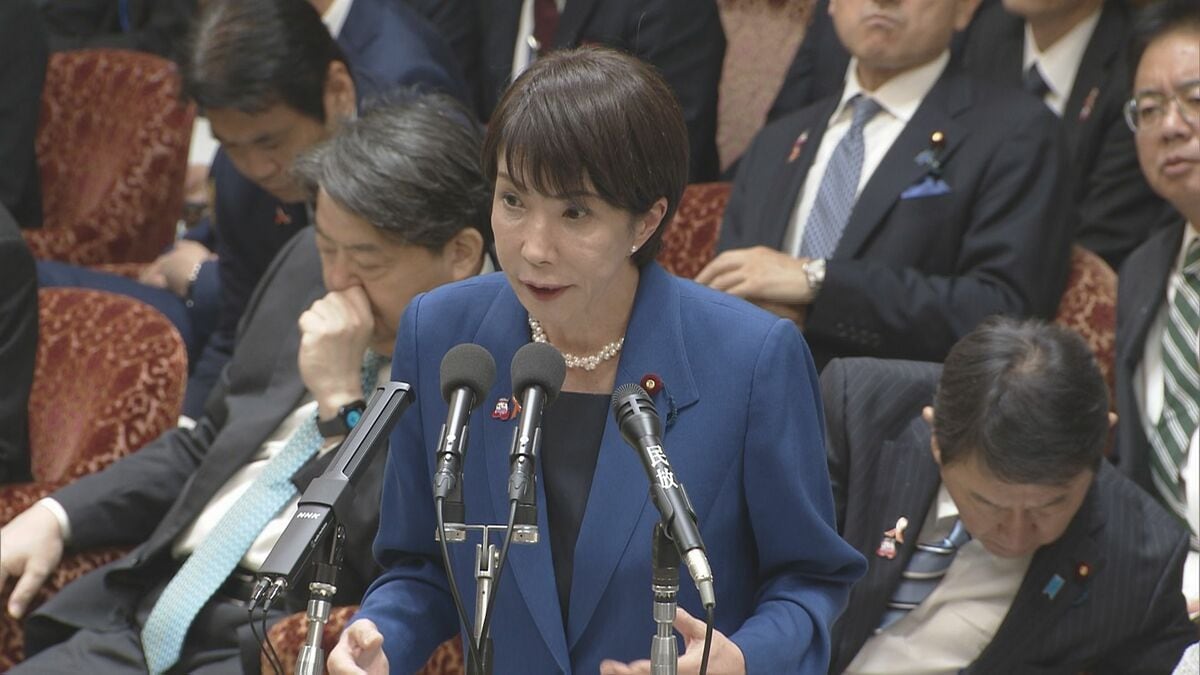 【速報】高市総理　単年度のプライマリーバランスの考え方を取り下げ　数年単位で確認する方向へ