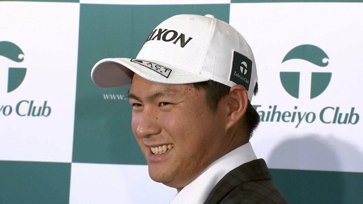 プロデビューの中野麟太朗は前回覇者の石川遼と同組でスタート【三井住友VISA太平洋マスターズゴルフ】