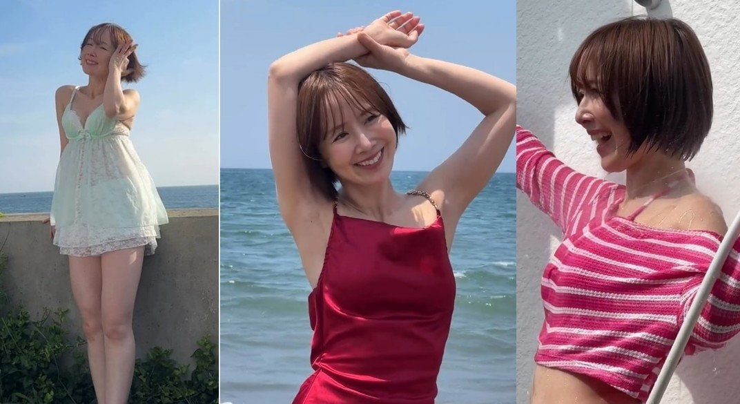 【 山川恵里佳 】 カレンダー撮影時のオフショット公開 ファン反響 「最高〜に素敵です」