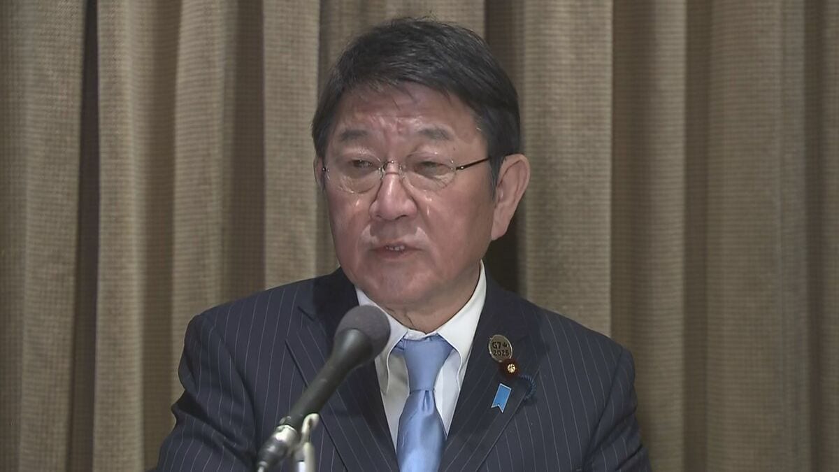 茂木外務大臣「中国側に適切な対応を強く要求」 中国総領事の「汚い首斬ってやる」投稿めぐり