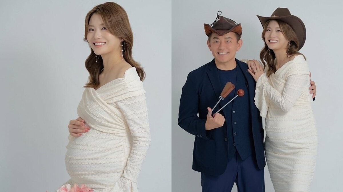 【 蜂谷晏海 】第二子にして初の「マタニティフォト」　白＆黒のドレス2着にフォロワー祝福「どっちもお似合い」