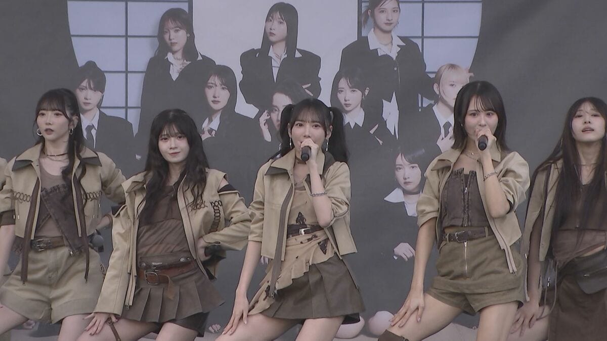 【 ≠ME（ノイミー）】　新曲『排他的ファイター』を海老名駅前で初パフォーマンス　鈴木瞳美「新たな私たちの魅力を皆さんにお届け」