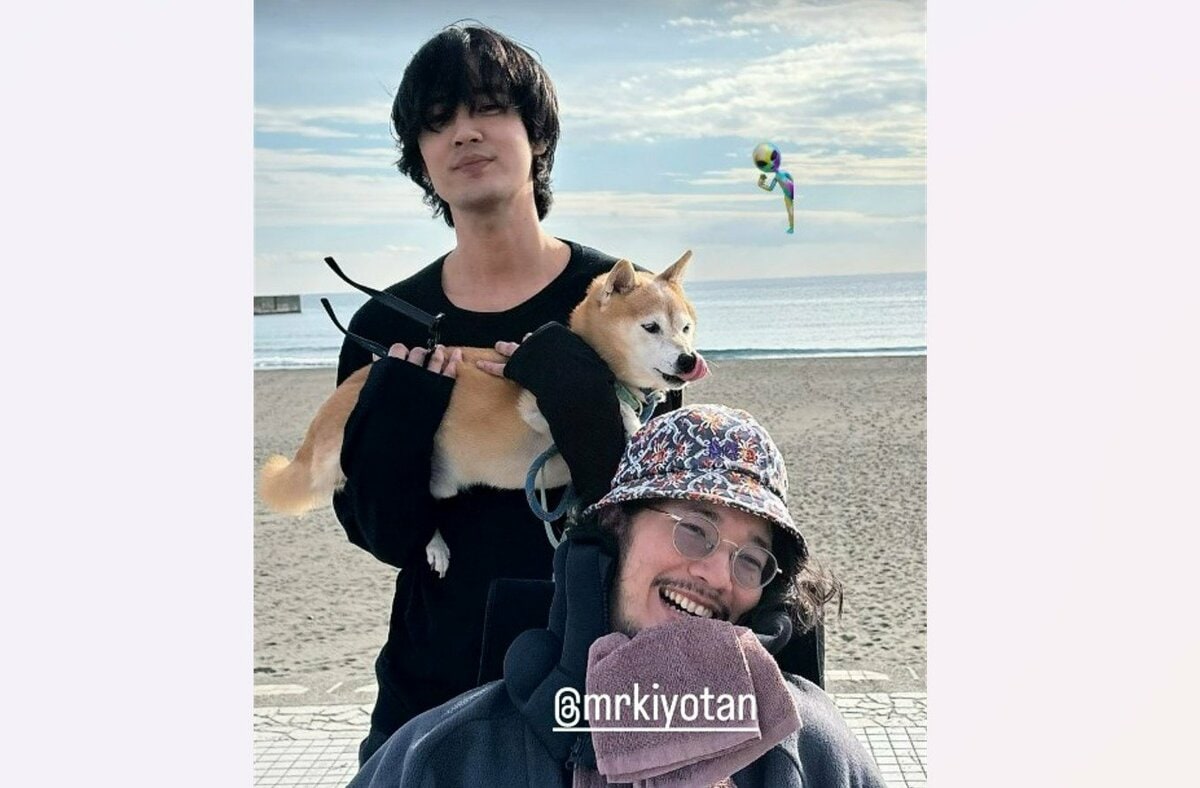 【 脳出血で療養中 】 清原翔さん 「遠藤来てくれた!」 俳優・遠藤史也さんと笑顔ショット 「PRINCE OF LEGEND」で共演