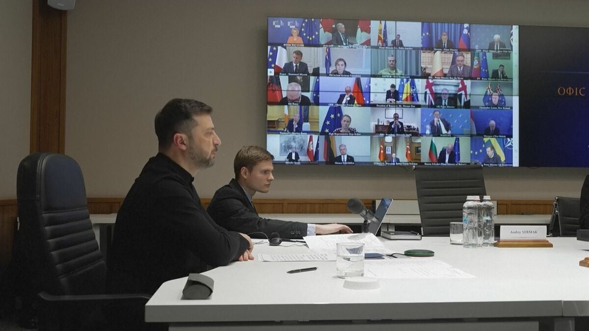 ウクライナ有志連合「安全の保証」で協力加速　キーウではロシア軍攻撃で7人死亡