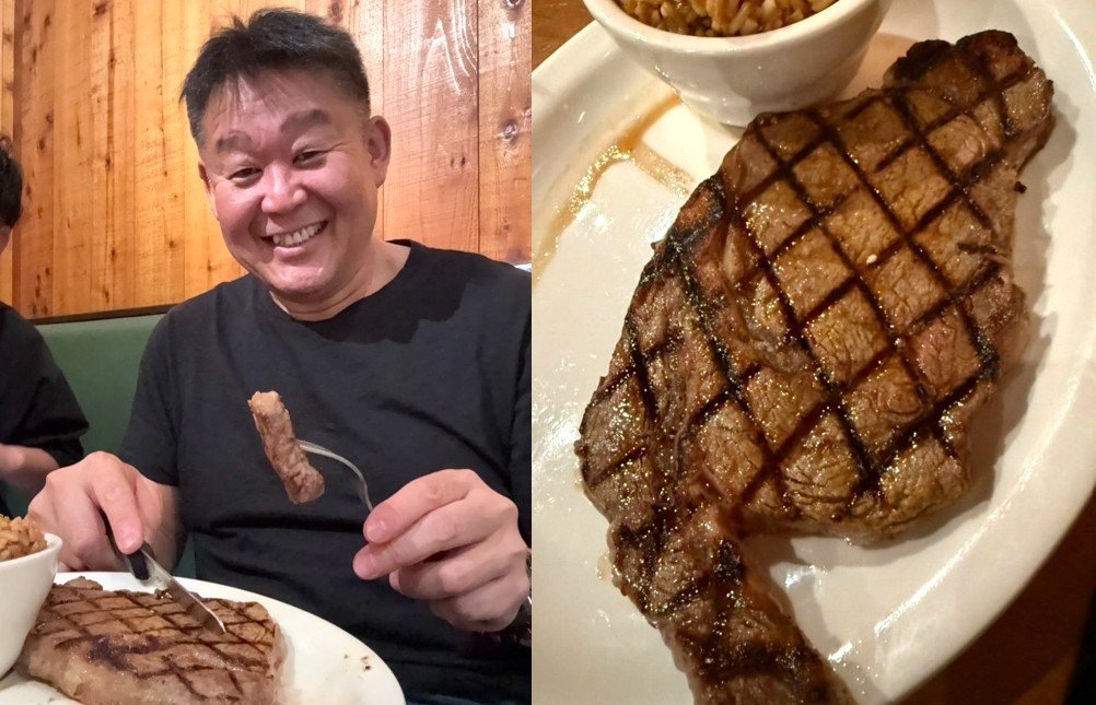 【 花田虎上 】 サウジアラビアで「格子状の焼き目が鮮やかな厚切りステーキ」を堪能 WRC取材で現地を訪問