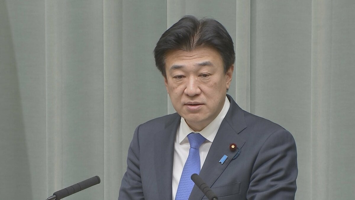 木原官房長官“全面返還に全力で取り組む”沖縄・普天間基地の辺野古移設工事 大浦湾側できょう埋め立て着手