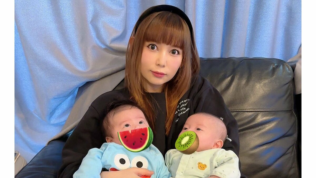 【 中川翔子 】　双子の赤ちゃん生後2ヶ月を報告　「無事にムチムチ育ってくれてありがとう！」「あっという間にでもなく大変だったなぁ、、！」