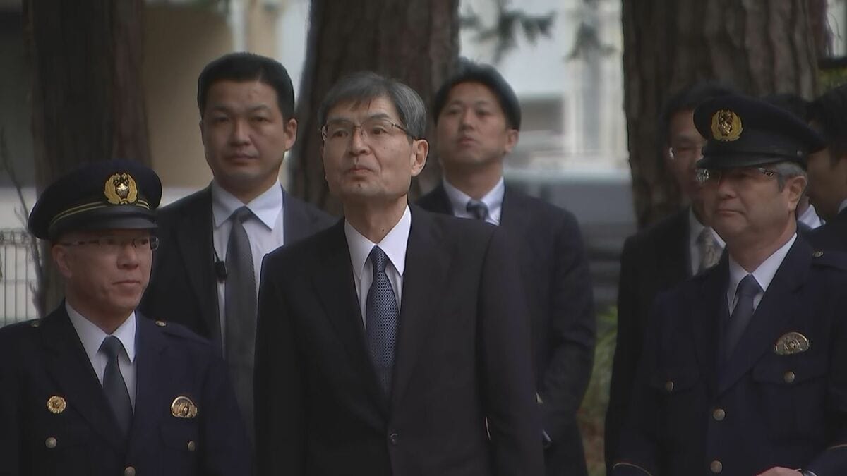 「使命感と気概を持って任務にあたってほしい」警察庁長官が岩手県警本部で“熊駆除対応プロジェクトチーム”の警察官らを激励　10月にクマ出没の現場も視察　岩手・盛岡市