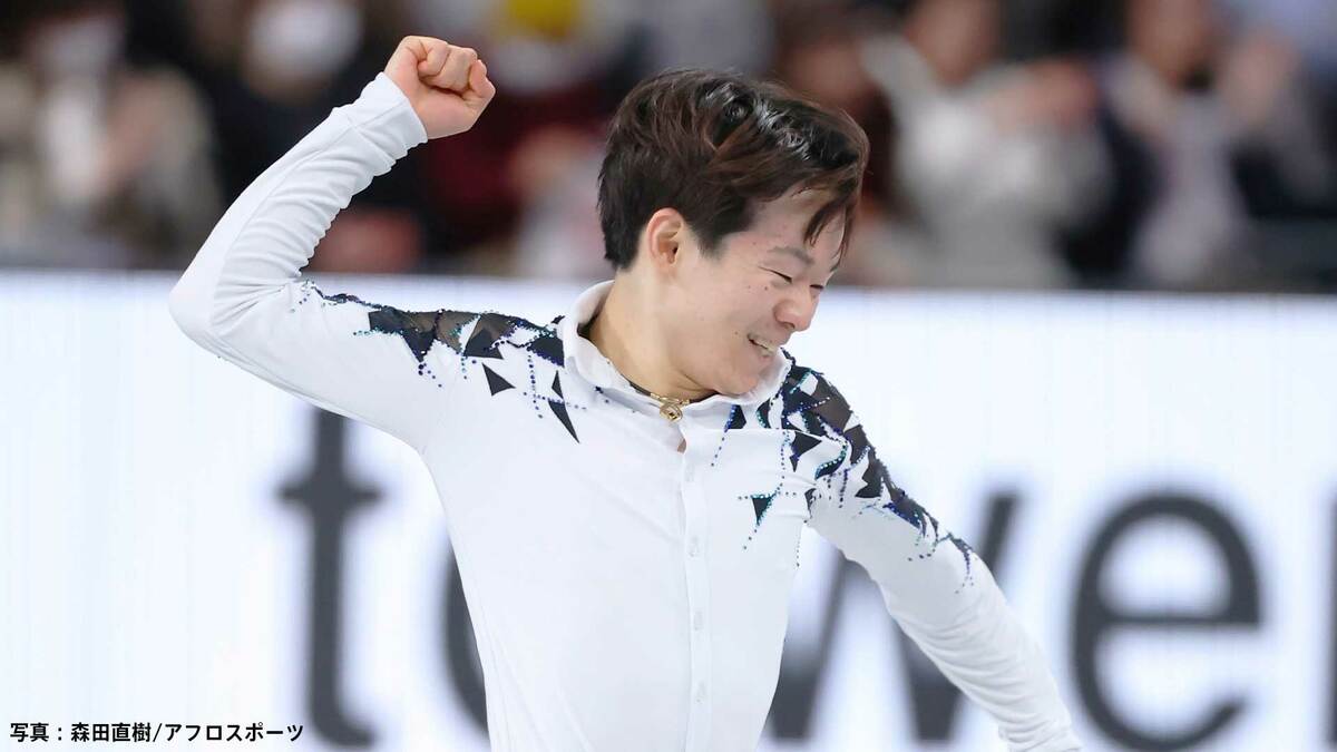 鍵山優真SP自己新の108.77点で首位発進！「まだ高いところを目指せる」佐藤駿が2位、マリニン4A挑むも3位【GPファイナル】