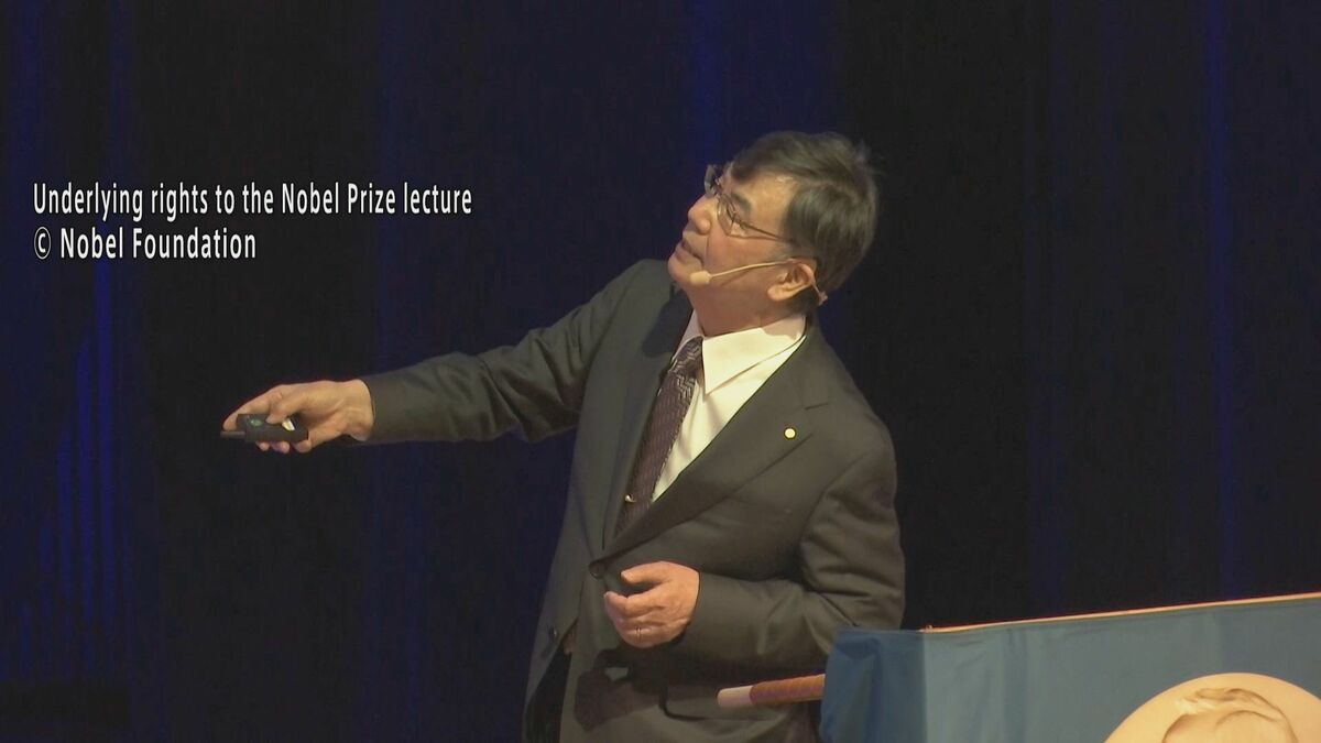 生理学・医学賞の坂口志文氏が「ノーベルレクチャー」、会場前には長い行列 一般市民や学生らで満席に