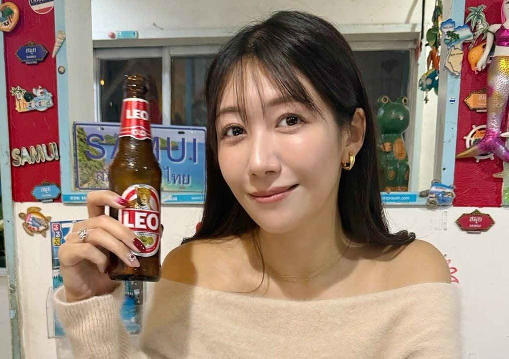 【 穂川果音 】 吉祥寺のハモニカ横丁でタイ料理とタイビールに舌鼓 「お店のお母さんがとっても可愛かった」