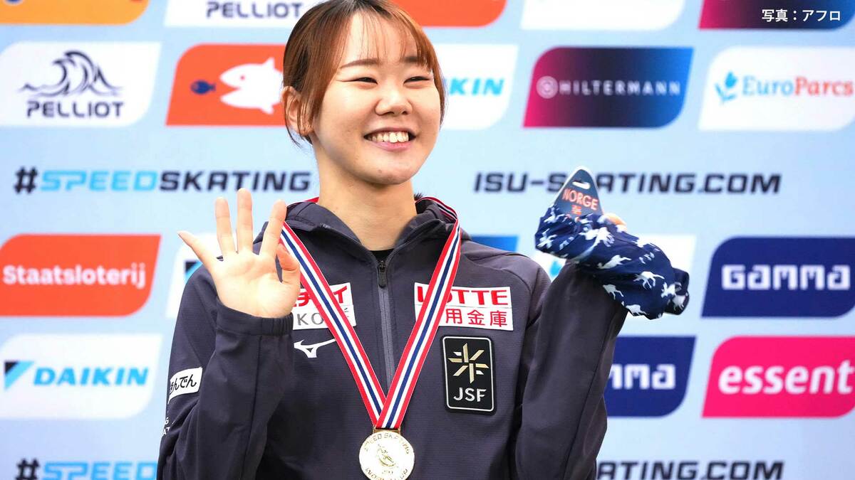 スピードスケートW杯 女子500m吉田雪乃 今季初Vで代表確実に、女子団体追い抜き 世界王者転倒も落ち着いてW杯全試合で表彰台