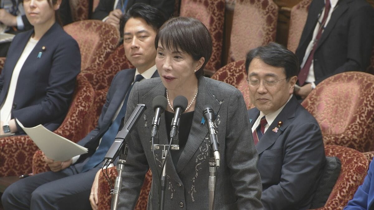 【速報】高市総理「口出ししない」 企業団体献金規制強化と衆院議員定数削減の法案審議の順番巡り