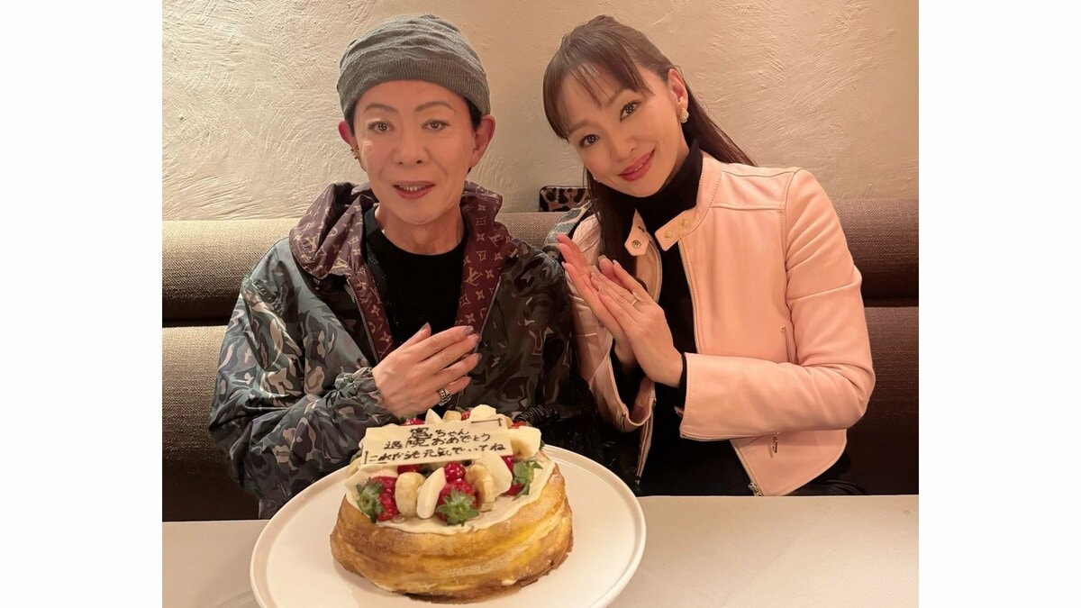 【 神田うの 】 「大切な憲ちゃん」 美川憲一の退院をお祝い 「こんな頼れないうのですが、いつでも寄り添いたい」