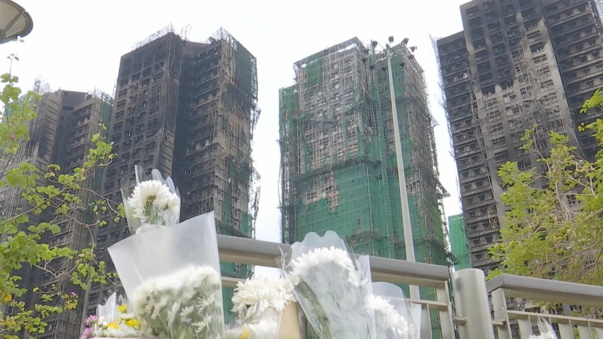 香港マンション火災　香港政府トップ「9か月以内に報告書を完成させる予定」