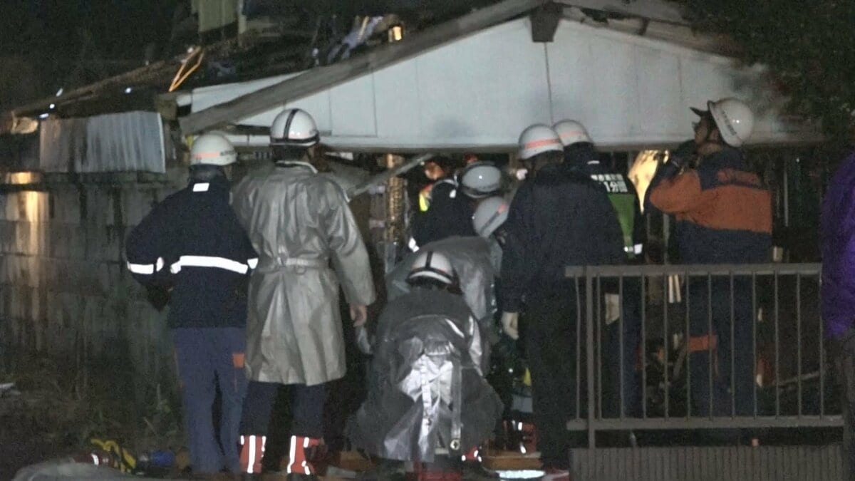 茨城県水戸市で火事 木造平屋建ての住宅全焼 焼け跡から1人の遺体 この家に住む60代女性とみて身元の特定急ぐ