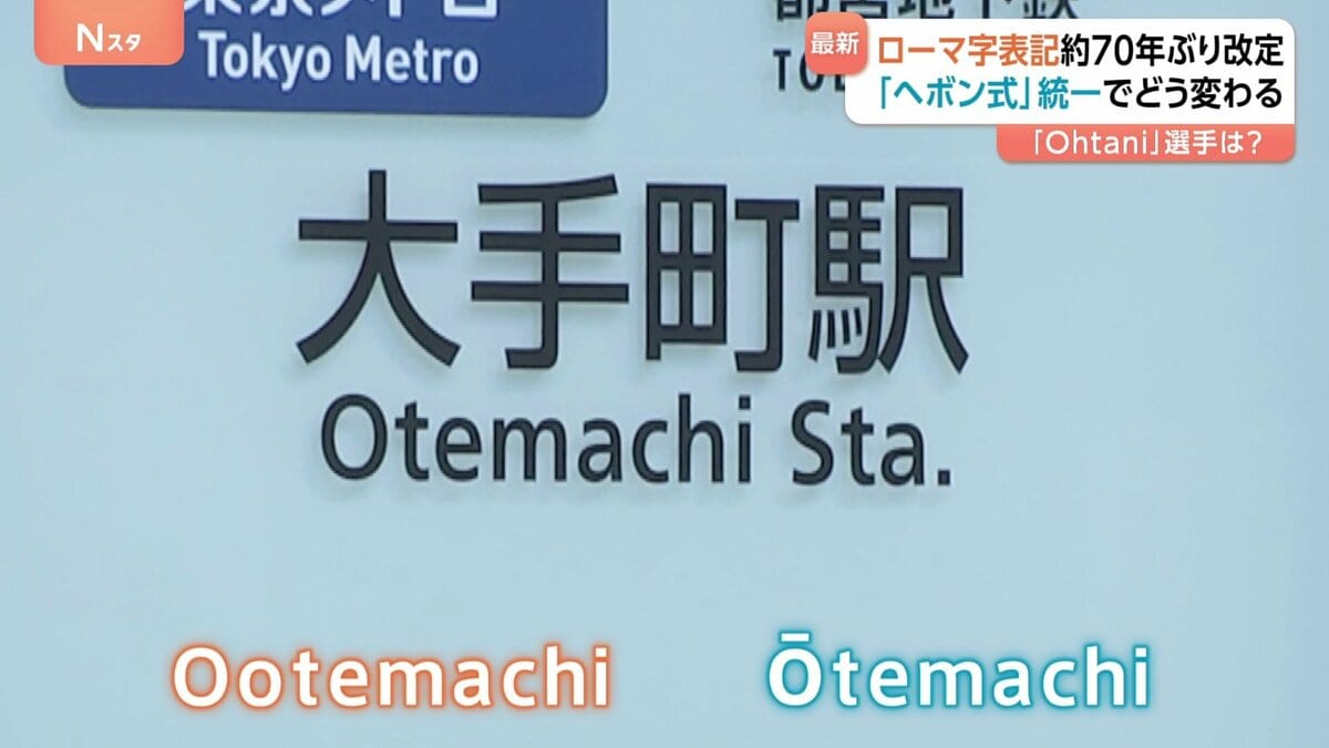 ローマ字表記“ヘボン式”を原則に 「si」→「shi」「ti」→「chi」 約70年ぶりに内閣告示改定 12月22日付 文科省