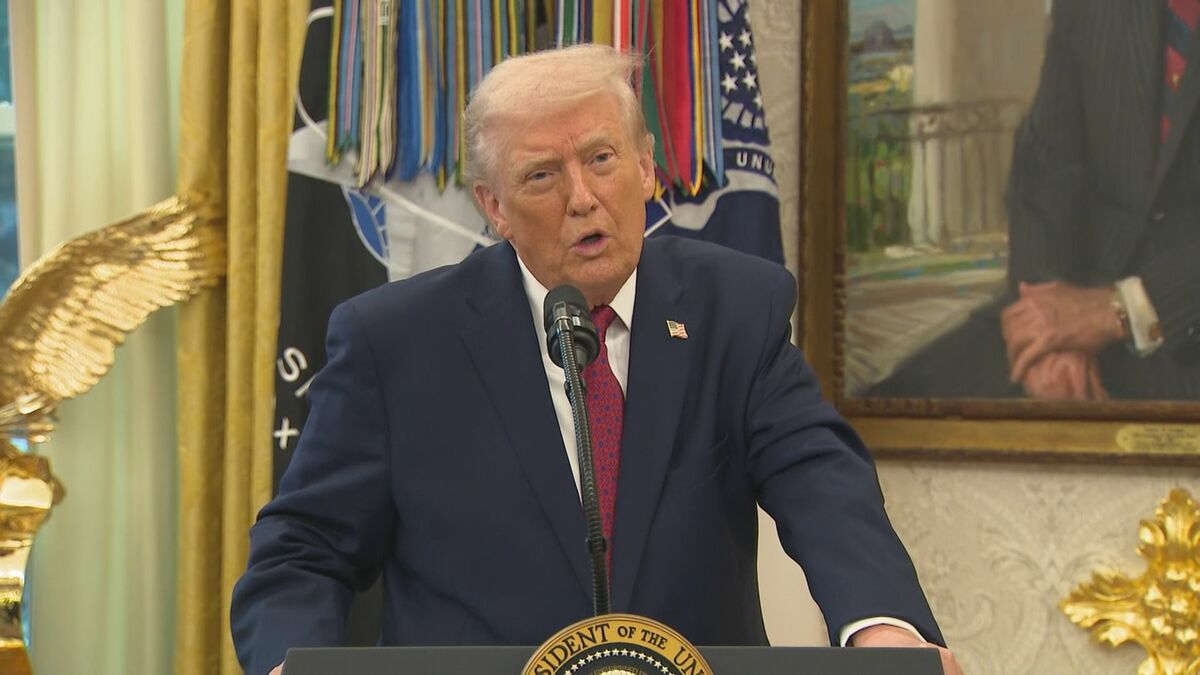 トランプ大統領 香港紙「リンゴ日報」創業者への有罪判決に「残念」