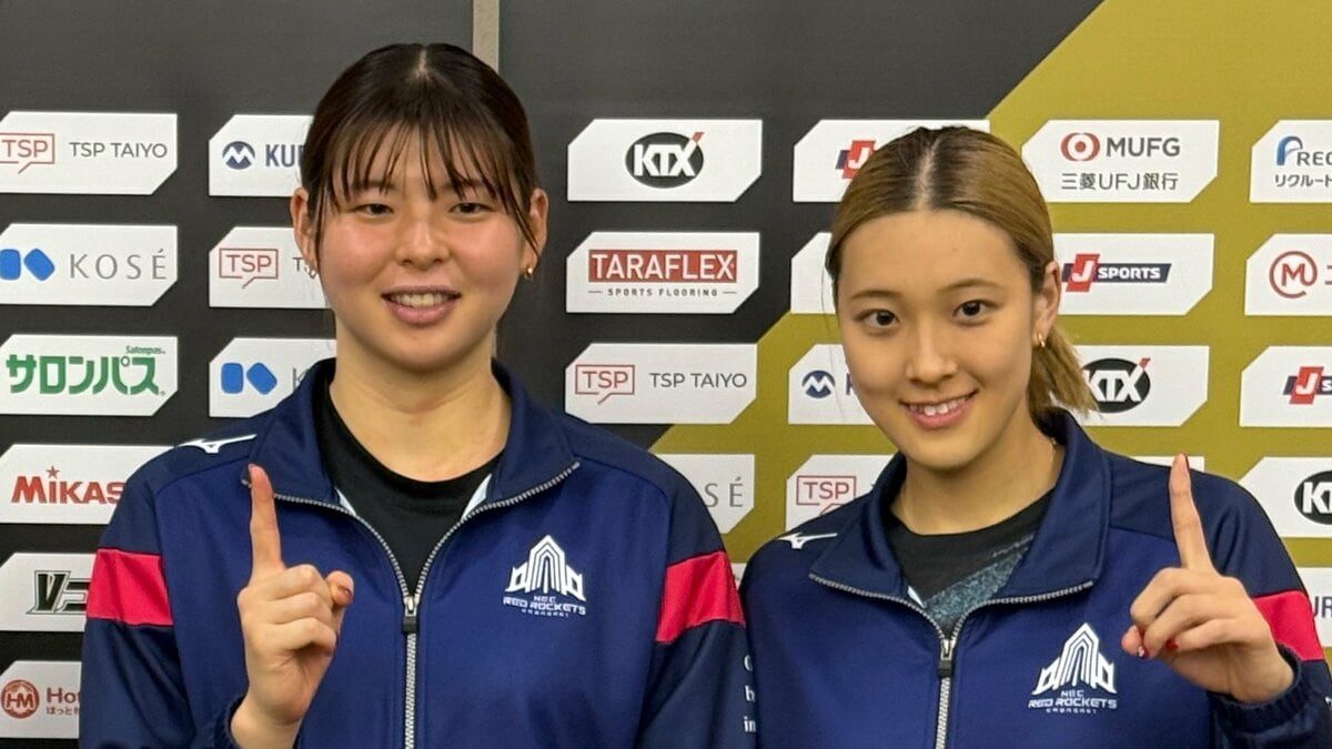 【バレー】オールスターのチーム分け決定＆スローガン発表　佐藤淑乃「かわいいも最強♡」来年1月31日、2月1日開催