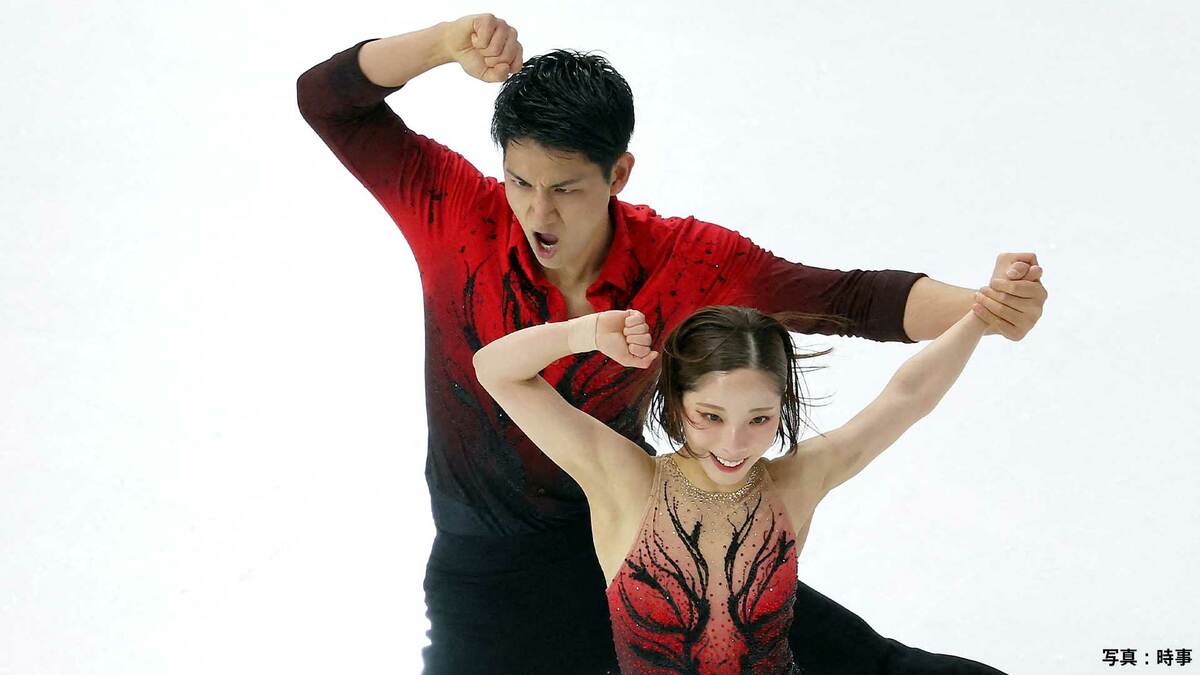 “りくりゅう”が貫禄の84.91点で首位発進 ！ 三浦が左肩脱臼も「悪化せず良かった」“ゆなすみ”2位で五輪代表入り前進