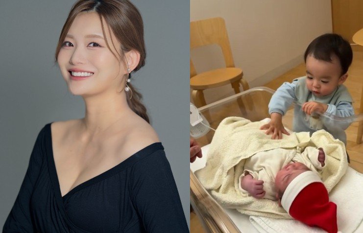 【 蜂谷晏海 】12月14日に出産した次男と、1歳になる長男の近況を報告「ベビバーグとの時間も新生児との時間も噛み締めていこう！」